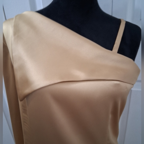 Designer Making The Cut Satin Midi Dress    Size M - Picture 2 of 14
